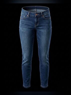 Express Jeans Women's Size 2R Dark Wash Slim Fit Denim